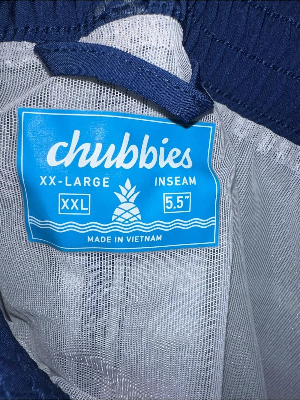 NWT Chubbies Swim Trunks 5.5”  Sz XXL